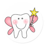 Tooth Fairy Round Sticker