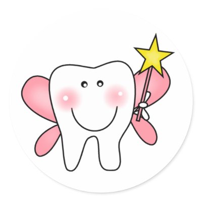 Tooth Fairy Round Sticker