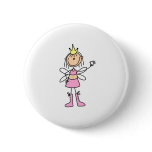 Tooth Fairy With A Lost Tooth Button