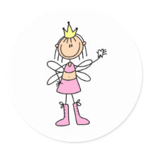 Tooth Fairy With A Lost Tooth Sticker