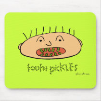 tooth pickles mousepads by planetross tooth pickles mousepads