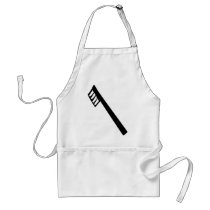 toothbrush icon apron