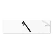 toothbrush icon bumper stickers