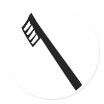 toothbrush icon stickers