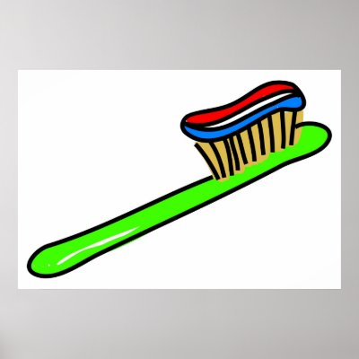 brushing teeth clip art. for cleaning the teeth.