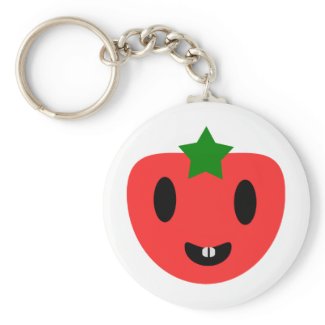 Toothy Tomato Key Chain