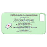 Top 10 Attributes of a Psych. Nurse-Humor iPhone 5 Case