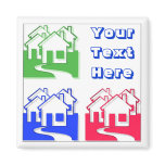 Top 10 Award! Houses Magnet