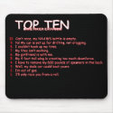 Top 10 Mousepad