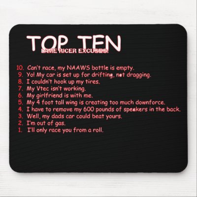 Top 10 Mousepad by dotcadesigns