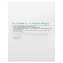 Top 10 Reasons to be a Graphic Designer letterhead by corebeammusic Top 10 Reasons to be a Graphic Designer letterhead
