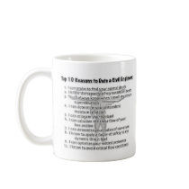 Top 10 Reasons to Date a Civil Engineer mugs