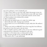 Top 13 PodCasting or Podcast Secrets posters