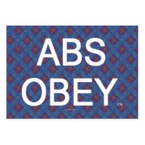 TOP Abs Obey business cards