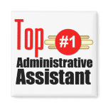 Top Administrative Assistant Refrigerator Magnets