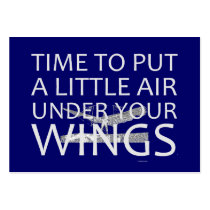 TOP Air Under Your Wings Business Card Template