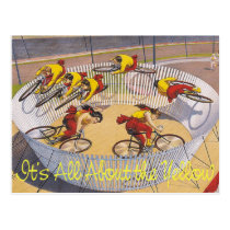 TOP All About Yellow Postcard