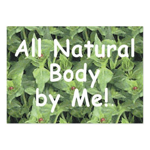 TOP All Natural Body Business Card