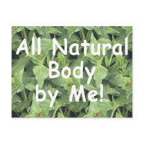 TOP All Natural Body Post Cards