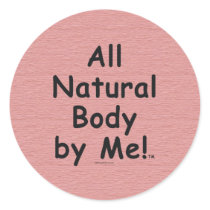 TOP All Natural Body Round Sticker