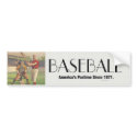 TOP America's Pastime bumper stickers by teepossible TOP America's Pastime bumper stickers