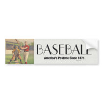 TOP America's Pastime bumper stickers by teepossible TOP America's Pastime bumper stickers