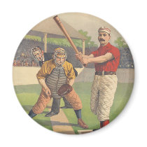 TOP America's Pastime Refrigerator Magnets