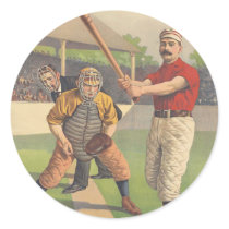 TOP America's Pastime Round Sticker