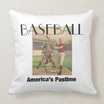 TOP America's Pastime Throw Pillows