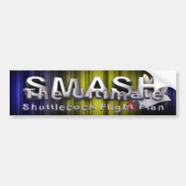 TOP Badminton Slogan bumper stickers
