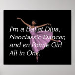 TOP Ballet Slogan Poster