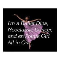 TOP Ballet Slogan Poster