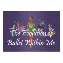 TOP Ballet Within Me Business Card Templates
