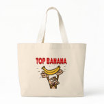 Top Banana Tote Bags
