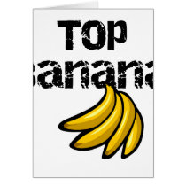 Top Banana Greeting Card