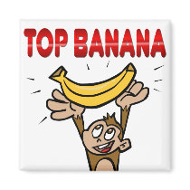 Top Banana Refrigerator Magnets