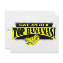 Top Bananas invitations