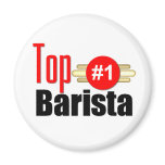 Top Barista Fridge Magnet