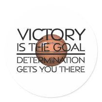 TOP Basketball Victory Slogan Sticker