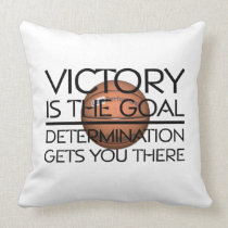 TOP Basketball Victory Slogan Throw Pillows