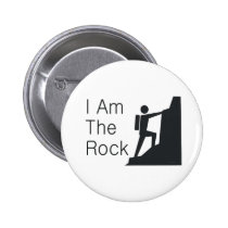 TOP Be The Rock Pinback Button