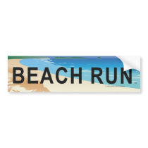 TOP Beach Run bumper stickers
