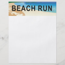 TOP Beach Run Custom Flyer