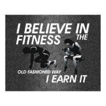 TOP Believe in Fitness Print