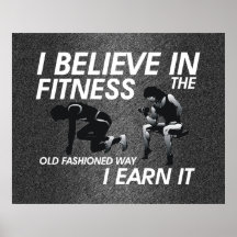 TOP Believe in Fitness Print