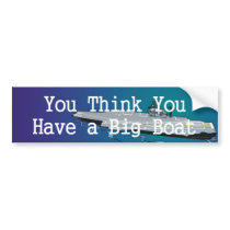 TOP Big Boat Bumper Stickers