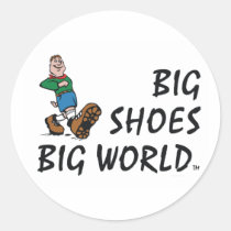 TOP Big Shoes Big World stickers