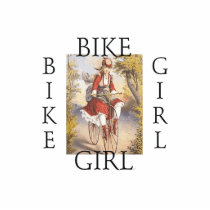 TOP Bike Girl photo sculptures by teepossible TOP Bike Girl photo sculptures