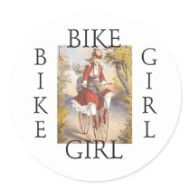 TOP Bike Girl Stickers