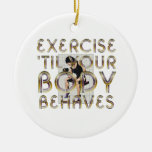 TOP Body  Behaves Christmas Ornament